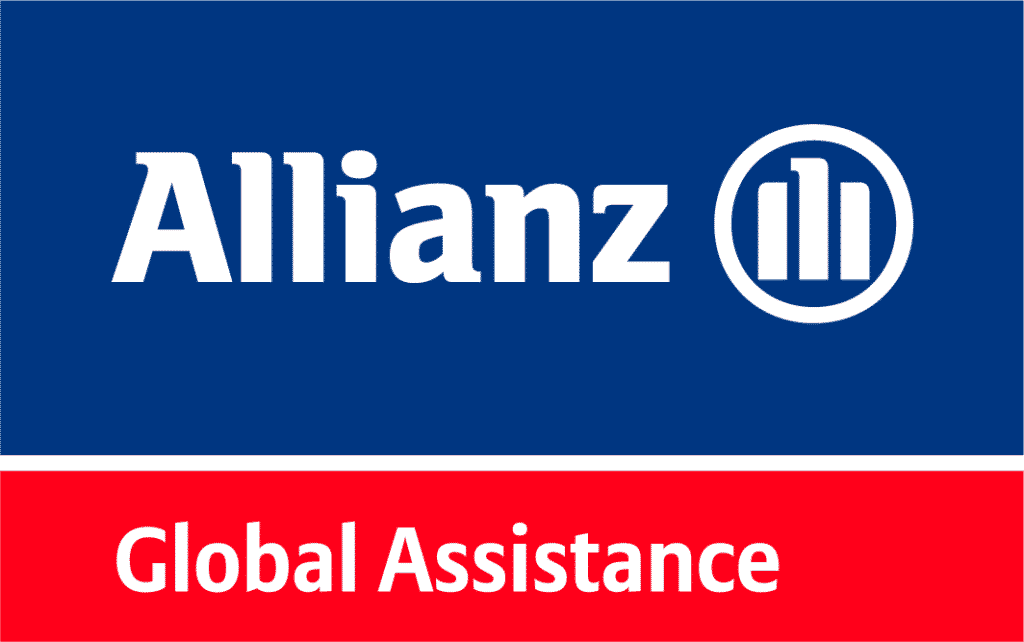 Allianz Global Assistance assicurazione viaggi, beni, e assistenza alle persone logo.